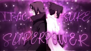 Itachi VS Sasuke  Superpower EditAMV Project File [upl. by Uis]