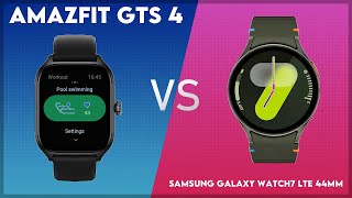 Amazfit GTS 4 vs Samsung Galaxy Watch7 LTE 44mm Comparison [upl. by Iemaj]