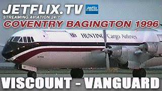 VICKERS VISCOUNT and VANGUARD ACTION VINTAGE 1996 [upl. by Fiore965]