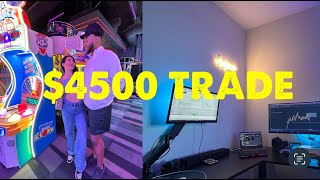 TRADER MAKES 4500 IN 5 MINUTES USING SUPPLY amp DEMAND MUST WATCH [upl. by Avrenim]