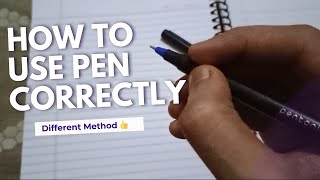 How To Use Pen Correctly  Pen Kaise Use kare  Tutorial Trekker [upl. by Tulley]