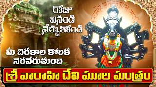 Varahi Moola Mantram 108 Times శ్రీ వారాహి మూల మంత్రం [upl. by Sueahccaz97]