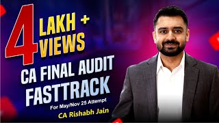 Lec 1 CA Final Audit FastTrack for Nov 24  Specialised Areas cafinal cafinalaudit fasttrack [upl. by Je]