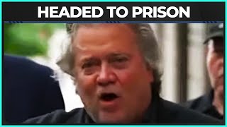 Judge Brings Down The Hammer on Steve Bannon Told To Report To Prison By July [upl. by Niad]