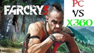 Far Cry 3 PC vs Xbox 360 Comparison Video [upl. by Otho]