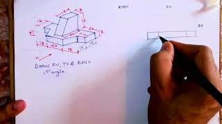 How to draw Orthography JNS worksheet [upl. by Bernita]