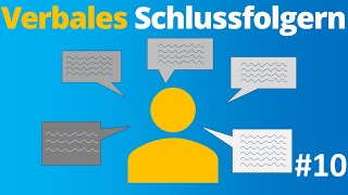 Verbales Schlussfolgern im Einstellungstest  sprachliches Verstehen  Assessmentcenter 10 [upl. by Ettenotna]