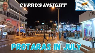 Experience the Summer Magic of Protaras Strip Cyprus in July [upl. by Newfeld6]