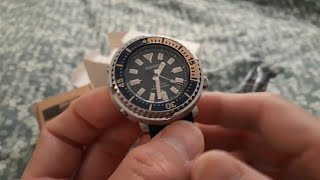 Seiko Prospex SRPF81K1SBDY073 quotMini TunaBaby Tunaquot Unboxing [upl. by Nnanerak]