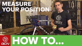 How To Measure Your Position On The Bike – Bike Fit [upl. by Furiya]