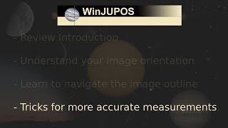 WinJUPOS Image measurement basics  Part 4 Tricks for more accurate measurements [upl. by Immat]