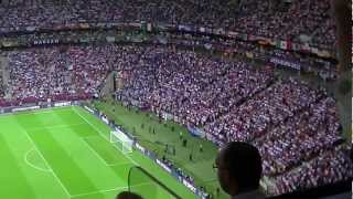 Euro 2012 The National Anthem of Italy Semifinal Italy  Germany in Warsaw  Hymn Włoch [upl. by Goodard]