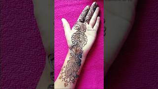 2024 very beautiful mehndi 💕💕sakshi artssimple mehndi [upl. by Alhan392]