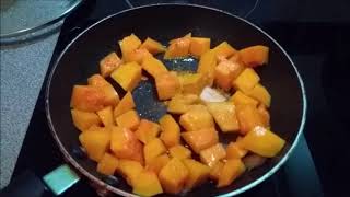 butternut squash curry in telugu [upl. by Googins803]