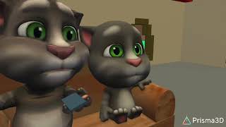 Talking tom brothers react to cursed Minecraft Movie [upl. by Penelope]