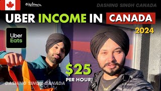 How much can Uber driver make in Canada 2024 [upl. by Sokin212]