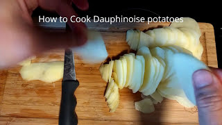 How to Cook Homemade DAUPHINOISE POTATOES  Easy Recipe French Potato Gratin [upl. by Aleik]