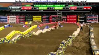 2012 Toronto Supercross 250 Lites Main event RD11 HD [upl. by Athalie]