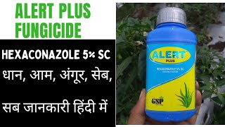 Hexaconazole 5 sc  Alert plus fungicide  gsp crop science  Systemic fungicide [upl. by Elrebmik]