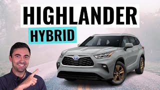 2022 Toyota Highlander Hybrid Review  The Best 3 Row SUV For The Price [upl. by Ttirrem]