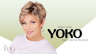 Ellen Wille  YOKO wig review  Dark Sand Rooted  NEW PIXIE WIG [upl. by Panter]