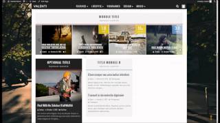 Valenti Magazine WordPress Theme Pagebuilder v30 [upl. by Ardnod103]