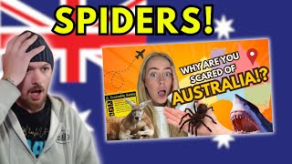 American Reacts to Is Australia the SCARIEST place on earth [upl. by Ahselaf]