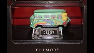 Mattel Disney Cars Precision Series Fillmore w Opening Trunk amp Rubber Tires 2017 [upl. by Sullecram]