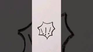 How to draw exclamations step by step كيفية رسم علامات تعجب خطوة بخطوة [upl. by Dyoll]