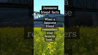 Japanese friend facts  When a Japanese friend remembers your favorite foodfactshorts japanse [upl. by Herodias]