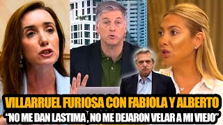 VICTORIA VILLARRUEL FURIOSA CON FABIOLA YÁÑEZ Y ALBERTO FERNÁNDEZ quotNO ME DAN LASTIMAquot [upl. by Celle]