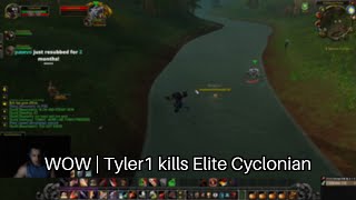 OnlyFangs  Tyler1 kills Elite Cyclonian  24 Dec 03 [upl. by Yerffej864]