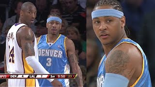 Kobe vs Iverson amp Melo 2008 1st Round GM1 Full Highlights  92 Points Combined [upl. by Plunkett]