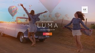 mTransition Luma  FREE FCPX PLUGIN [upl. by Cohby]