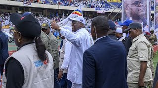 RDC  Tshisekedi lance sa campagne pour la présidentielle [upl. by Fortunia]