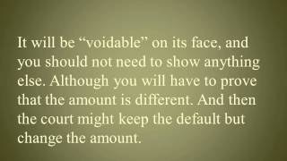 Overcoming Default Judgments When Youre Sued for Debt and Didnt File an Answer [upl. by Publias]