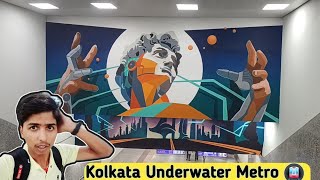 Kolkata Underwater Metro 🚇 First Time Experience ♥️👌 [upl. by Nicolau]