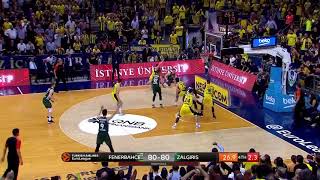 Edgaras Ulanovas Hits Game Winning Shot Against Fenerbahce [upl. by Jarlathus]