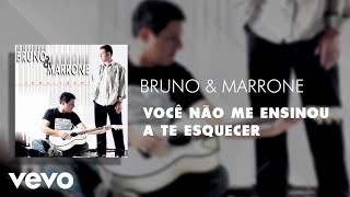 Bruno amp Marrone  Você Não Me Ensinou a Te Esquecer Áudio Oficial [upl. by Orfield]