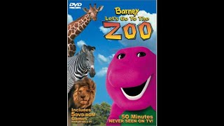 Barney Lets Go To The Zoo DVD Version [upl. by Kciredec]