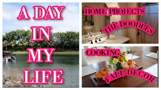 MY First VLOG  At Home Projects  Doodles  Cold Brew  decorating [upl. by Moyna135]