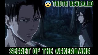 Secret of the Ackerman ClanTruth revealed😨 [upl. by Christine]