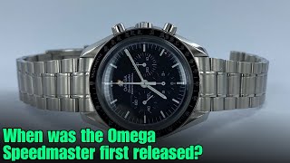 When was the Omega Speedmaster first released [upl. by Acus]