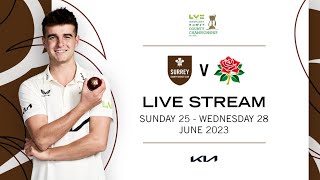 LIVE  Surrey v Lancashire  LV County Championship  Day 4 [upl. by Nayarb]