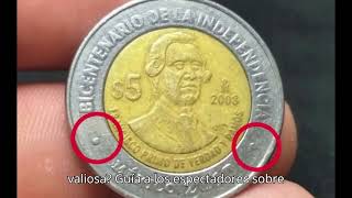 Tienes una MONEDA de 5 PESOS Podría valer mucho más de lo que crees [upl. by Aihtyc493]