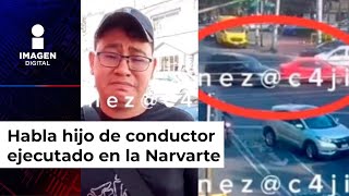 Habla hijo de conductor ejecutado en la Narvarte [upl. by Utas]