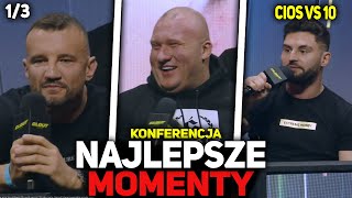 CIOS VS WSZYSCY XD  II KONFERENCJA CLOUT MMA 4  NAJLEPSZE MOMENTY 13 [upl. by Lleihsad]