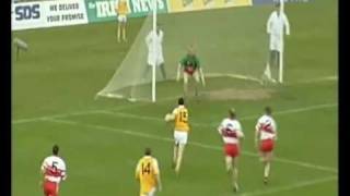 Peter McCann Goal  Antrim v Derry Ulster Semi Final 2000 [upl. by Oloap]