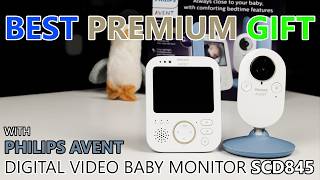 Reviewing PHILIPS AVENT DIGITAL VIDEO BABY MONITOR PREMIUM SCD845 [upl. by Asillim557]