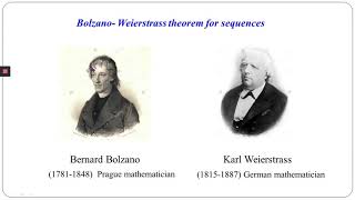 Bolzano Weierstrass Theorem for sequences by M Arokiasamy [upl. by Vivia186]